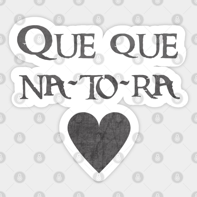 Que que na-to-ra Sticker by FandomTrading